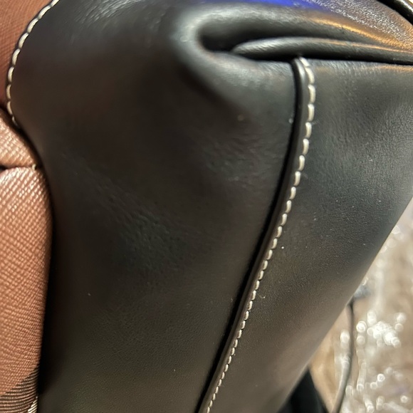 Burberry backpack leather with plaid pattern - Picture 10 of 15